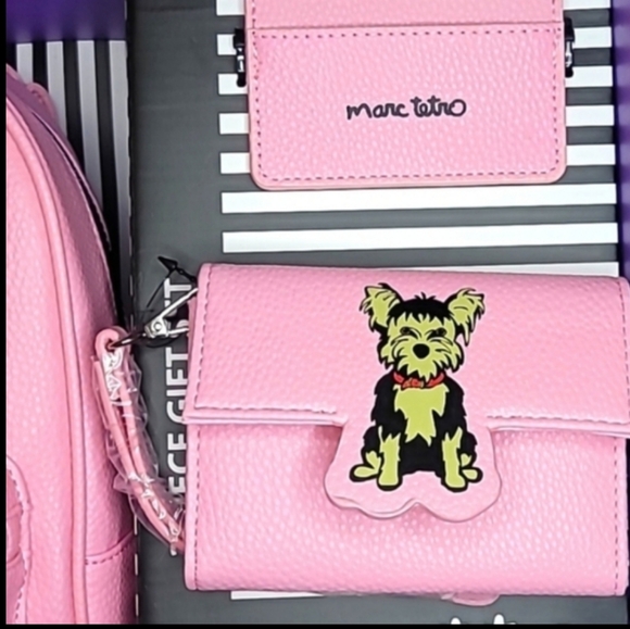 Marc Tetro Yorkie backpack  BNIB zip wallet - Picture 5 of 5